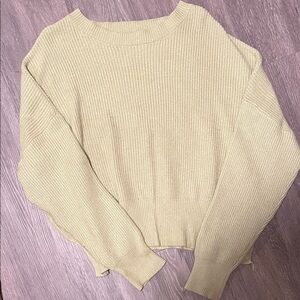 Sincerely Jules light green cropped sweater